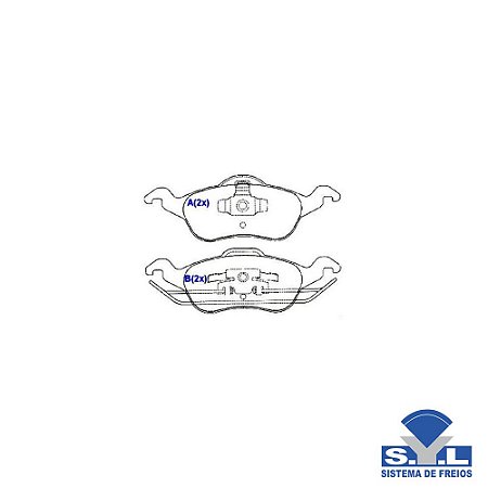 Pastilha De Freio Dianteira - Syl - Syl1240