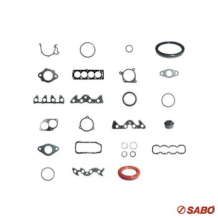 Jogo De Juntas Do Motor Completo - Com Retentor - Sabó - 80254