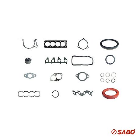Jogo De Juntas Do Motor Completo - Com Retentor - Sabó - 16106efpsg