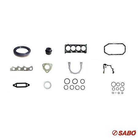 Jogo De Juntas Do Motor Completo - Com Retentor - Sabó - 80359flexr