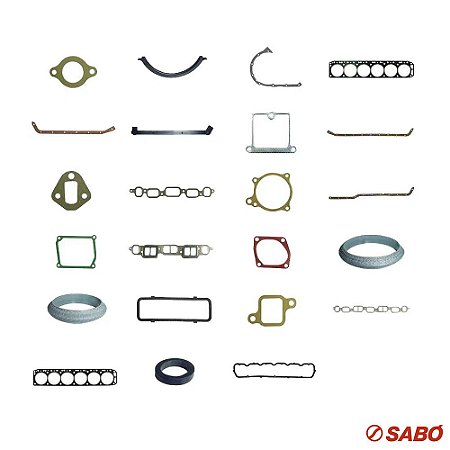 Jogo De Juntas Do Motor Completo - Sem Retentor - Sabó - 10706efpsg