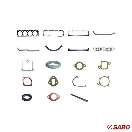 Jogo De Juntas Do Motor Completo - Sabó - Sem Retentor - 10607efpsg