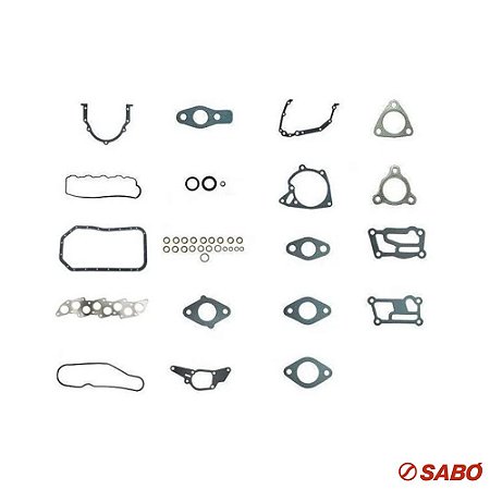 Jogo De Juntas Do Motor Completo - Sem Retentor - Sabó - 80371