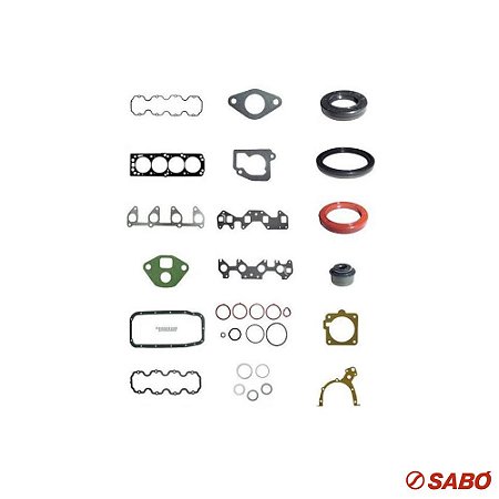 Jogo De Juntas Do Motor Completo - Com Retentor - Sabó - 80268