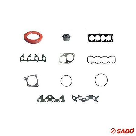 Jogo De Juntas Do Motor Superior - Com Retentor - Sabó - 79501