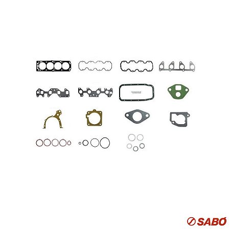 Jogo De Juntas Do Motor Completo - Sem Retentor - Sabó - 80267