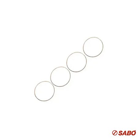Jogo De Anéis Da Camisa - Jogo Com 4 Anéis - Sabó - 11033f