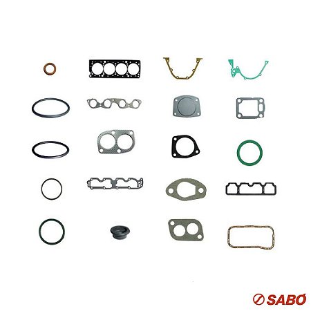Jogo De Juntas Do Motor Completo - Sem Retentor - Sabó - 80251