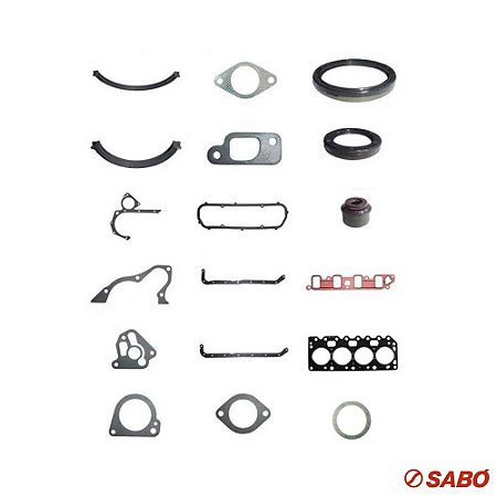 Jogo De Juntas Do Motor Completo - Com Retentor - Sabó - 80283