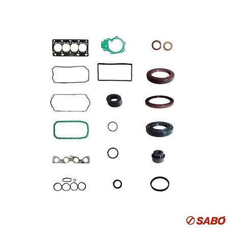 Jogo De Juntas Do Motor Completo - Com Retentor - Sabó - 80370flexr