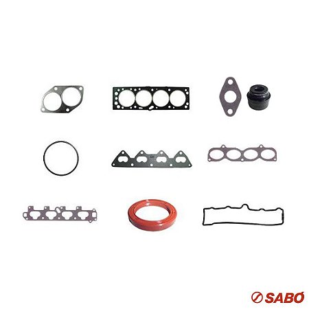 Jogo De Juntas Do Motor Superior - Com Retentor - Sabó - 79589
