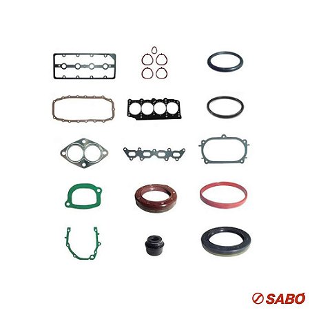 Jogo De Juntas Do Motor Completo - Com Retentor - Sabó - 80685