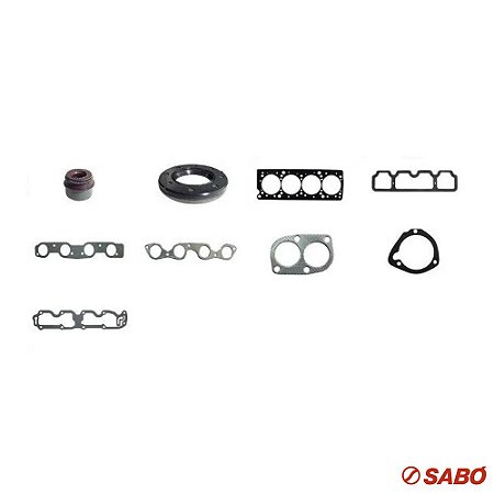 Jogo De Juntas Do Motor Superior - Com Retentor - Sabó - 79491