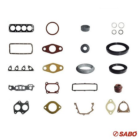 Jogo De Juntas Do Motor Completo - Com Retentor - Sabó - 10806efpsa4