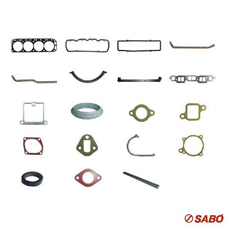 Jogo De Juntas Do Motor Completo - Com Retentor - Sabó - 10607efpsa4