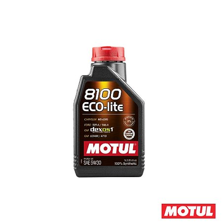 Oleo De Motor 5w30 Sintetico 8100 Ecolite 1 Litro - Motul