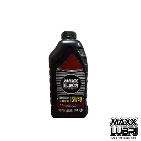 Oleo De Motor 15w40 Mineral Truck Diesel 1 Litro - Maxxlubri