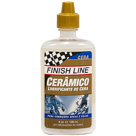 Oleo Lubrificante Corrente Bike Finish Line Cerâmico Seco 120ml