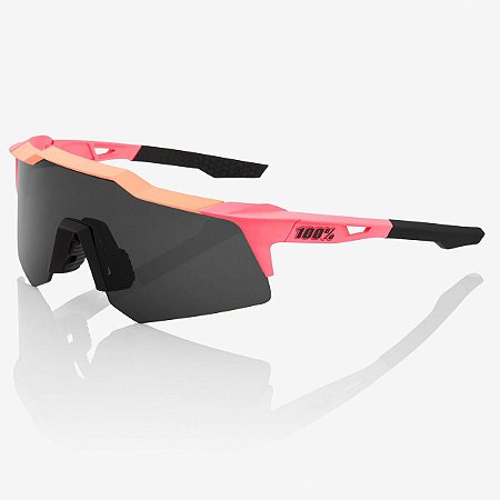 Óculos Ciclismo 100% Speedcraft XS Original Rosa Soft Fumê