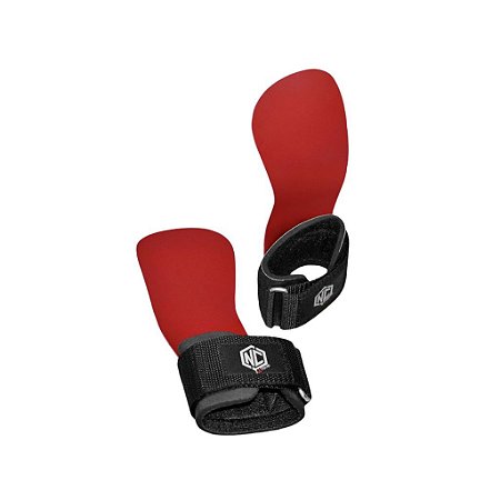 Hand Grip Crossfit Revolution Red Nc Extreme Luva Palmar Par