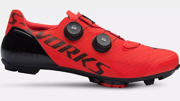 Sapatilhas S-Works Recon Montanha Vermelho