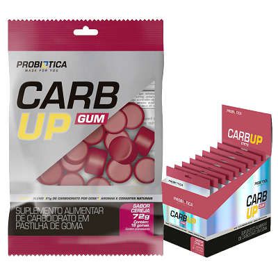 CarbUp Gum Repositor Carbo Bike Probiotica 10 Saches 72g cada