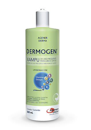 Shampoo Dermogen Cães e Gatos Agener