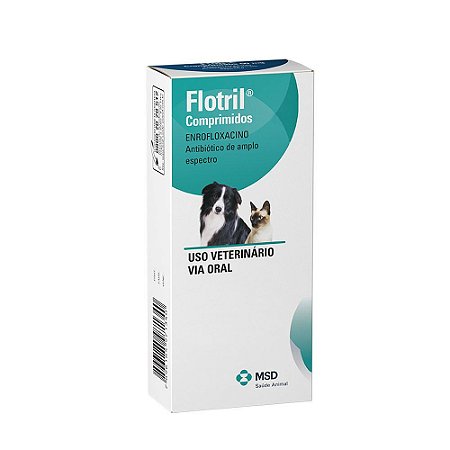 Flotril MSD Saúde Animal 10 comprimidos