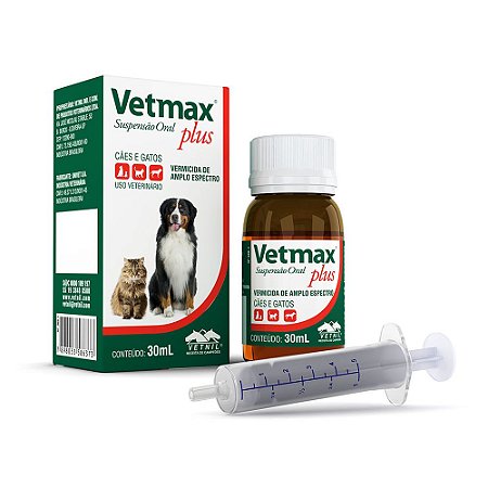 Vermífugo Vetmax Plus Vetnil