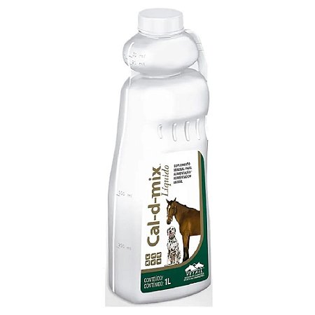 Suplemento Mineral Cal-d-mix Líquido 1L Vetnil