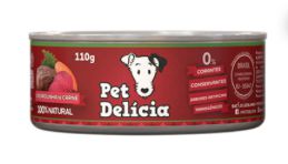 Alimento Úmido Pet Delícia Cães Caçarolinha de Carne 110g