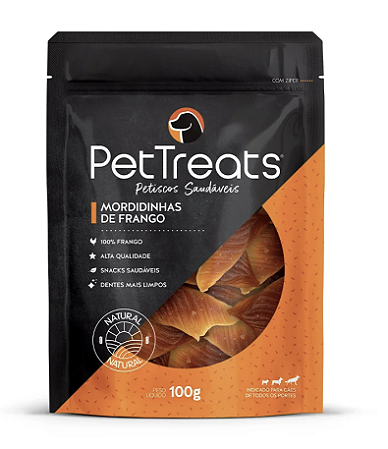 Osso PetTreats Mordidinhas de Frango para Cães 100g
