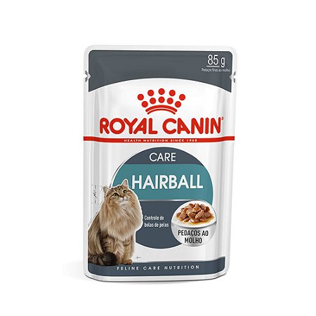 Alimento Úmido Royal Canin Gatos Hairball Care Wet 85g