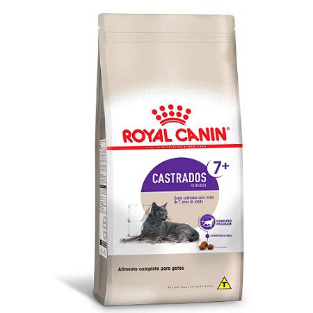 Ração Royal Canin Gatos Castrados Sterilised 7+