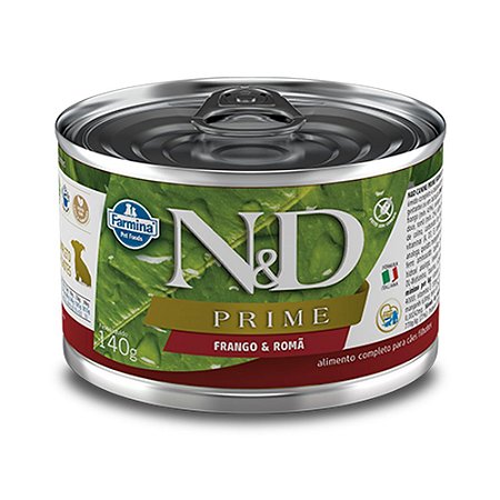 Alimento Úmido N&D Canine Filhote Prime Frango e Romã