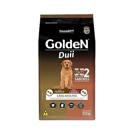 Ração Golden Formula Duo Cães Adultos Frango e Carne 10,1 kg