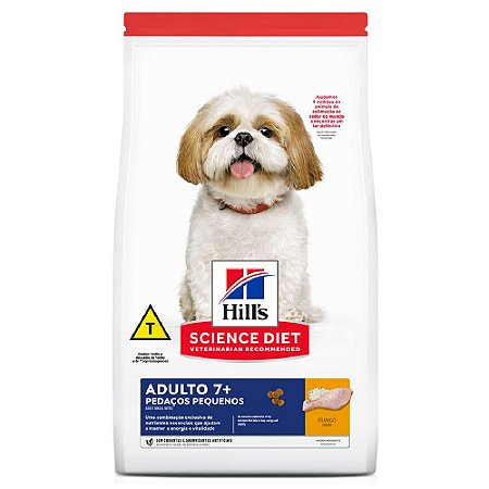 Ração Hill's Cães Adultos 7+ Pedaços Pequenos