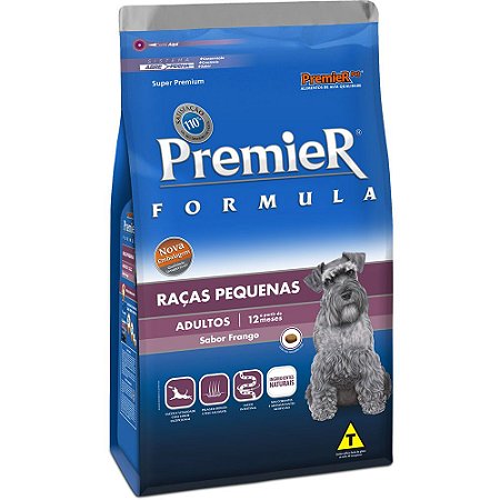 Ração Premier Formula Raças Pequenas Cães Adultos
