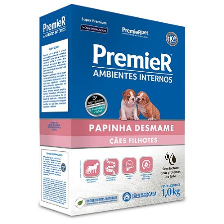 Papinha Desmame Cães Filhotes Premier Ambientes Internos