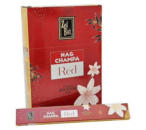 Incenso Massala Zed Black Nag Champa Red