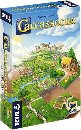 Carcassonne Hans im Glück Devir Jogo de Tabuleiro Inclui 02 Expansões