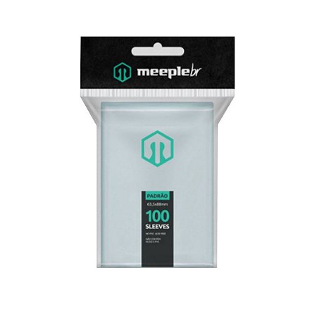 Sleeves MeepleBR - Padrão - 63,5 x 88mm