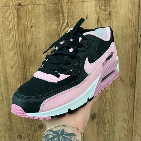 airmax preto com rosa
