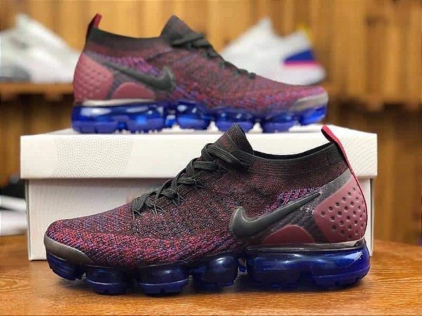 nike vapormax flyknit 2 azul