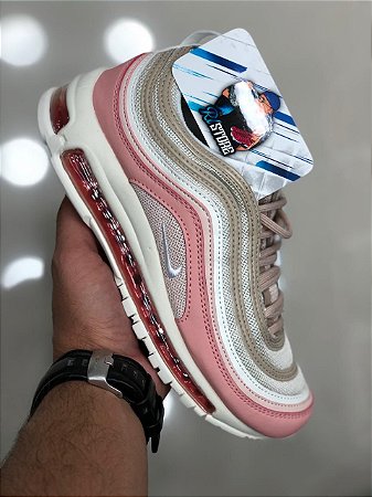 air max 97 cinza e rosa