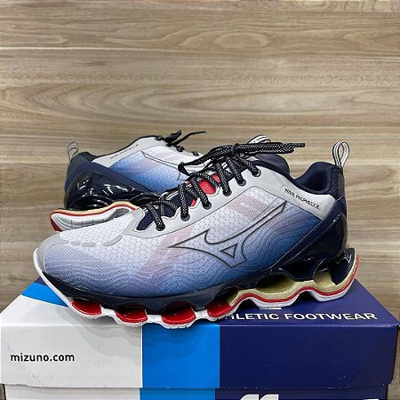 mizuno branco e azul