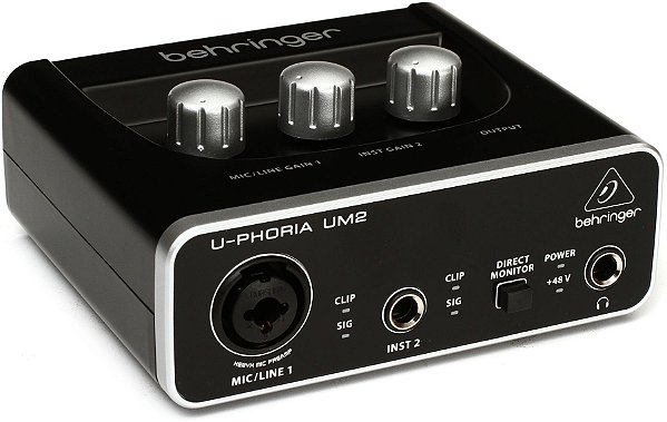 Как подключить behringer u phoria um2 к компьютеру