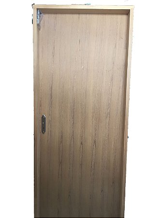 Porta Lisa Encabeçada P. Imbuia 210X82 Batente 14- Lado Direito