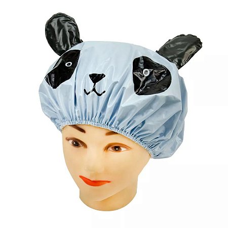 Touca Pvc Perfumado Para Banho Modelo Infantil Azul