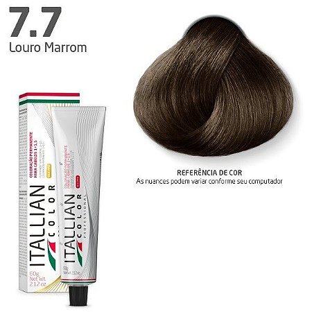 Coloração Itallian Color LOURO MARROM 7.7 60g